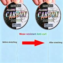 Dây câu Carbon Fluorocarbon, dây dẫn câu cá trên băng trong suốt - gần như vô hình, chìm nhanh, cực nhạy, 300/500/1000 yard, sức chịu tải 5-30 lb, quà tặng câu cá. - Nhiều màu - Xem 6