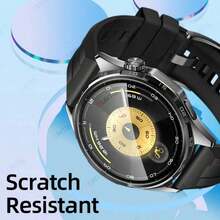 5片装3D曲面复合材料全覆盖保护软膜,适用于华为Watch GT 6-41mm/GT 6-46mm/GT 6 Pro-46mm。超清屏幕,触控灵敏,防摔耐磨,防刮花。高清透明复合软膜,有效保护手表屏幕(非玻璃材质)。 - 5個適用於GT 6-46mm - 查看 7