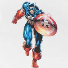 Captain America From Heroes Reborn Running T-Shirt - 白色 - 查看 3