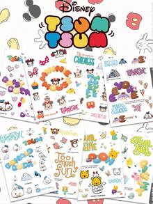 Bộ 8 miếng dán Disney Tsum Tsum Mickey Mouse dễ thương, hình dán vinyl dùng để trang trí văn phòng phẩm, sổ tay, album ảnh, thiệp, bình nước, ốp điện thoại, laptop, sổ ghi chép, sổ kế hoạch, hành lý, nhật ký, quà tặng sinh nhật, Giáng sinh, tiệc tùng. - 1 Set - Xem 2