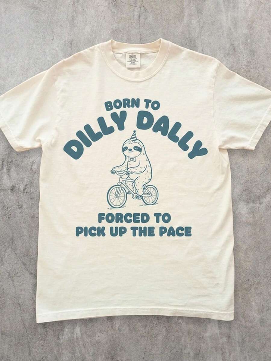 B1Orn a D1illy Dally other T1S1Hirt, Funny other Bike Graphic T1EE, R Lazy Humor S1Hirt, ow L1ife Vintage StY1Le Top, Chill Gift UniS1ex.