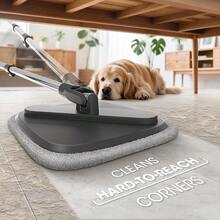Mop And Bucket Set, Spin Mop With Separate Dirty System, Deep-Cleaning Mops Floors, Versatile Mops Walls - 4 Pad - Xem 4