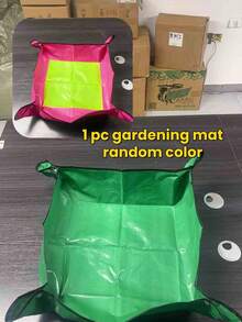 1 件大号种植垫 | 加厚防水可折叠便携式园艺垫,适用于室内植物换盆和土壤改良,易于清洁,可用于土壤混合和移植,家用园艺垫,颜色随机 - A - 查看 12