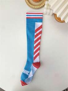 1 Pair Women's Early Spring New Casual Sports Pilates Jump Rope Compression Socks - Multicolor - View 10