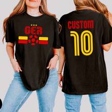 Retro Football Shirt, 2026 World Cup Fan Merchandise, Jersey - 黑色(僅提供黑白款式) - 查看 1