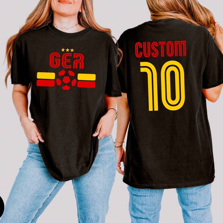 Retro Football Shirt, 2026 World Cup Fan Merchandise, Jersey - 黑色(僅提供黑白款式) - 查看 1