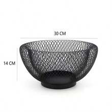 Durable Metal Fruit Storage Basket, Iron Art Fruit Basket, Breathable Snack Bowl, Kitchen Fruit Bowl, Countertop Fruit And Vegetable Basket, Space-Saving, Sturdy And Durable, Not Easy To Deform. It Is A Home Decoration Item That Matches A Variety Of Home Decoration Styles, Suitable For Use In The Kitchen, Living Room, Bedroom, Dining Room, Folk House, Pantry And Dining Table. A Must-Have For Modern Kitchens, Kitchen Accessories And Kitchen Storage Organizers. It Is Also An Ideal Gift For Housewarming, Festivals, Mother's Day And Father's Day. - View 13