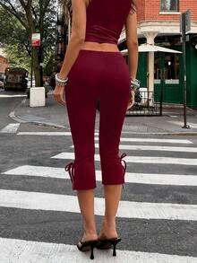 Women Tank Tops & Camis - Burgundy - View 3