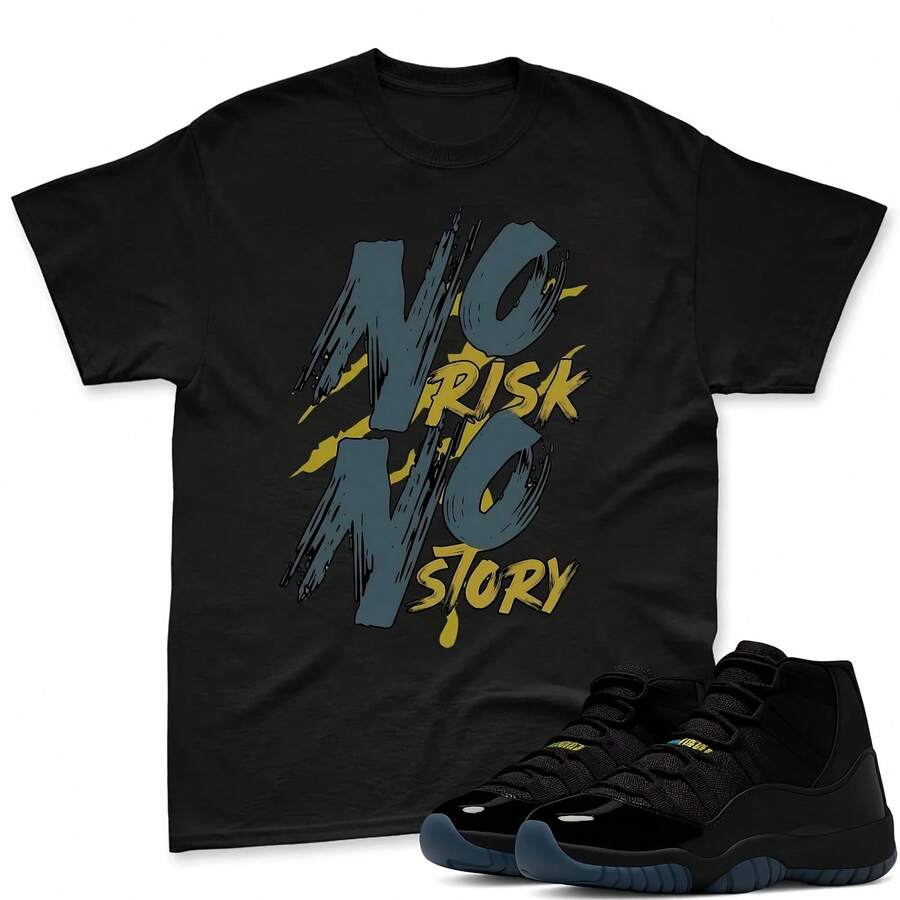 A T-Shirt To Pair With 11s Gamma Sneakers, A T-Shirt To Match 11s Gamma Sneakers, A Jordans Match T-Shirt, A Matching AJs 11s Gamma T-Shirt - 款式 - 查看 1
