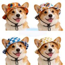 Adjustable Dog Sun Hat, UV Protection Anti-Slip Pet Sun Hat, Cute Duck Pattern Summer Pet Cap, Suitable For Dogs And Cats, Breathable Outdoor Walking Sun Protection Hat - Multicolor - View 6