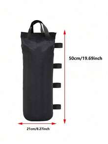 1/2pcs Heavy Duty Canopy Weight Bags, Thick Tent Sandbag Weights Up To 40kg, Black Universal Fit For Gazebo, Sun Shade, Outdoor Tent Stabilizing - A - View 11