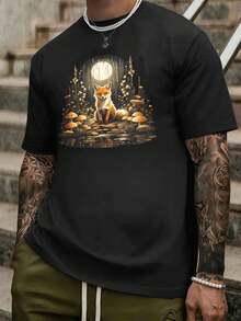 T-shirts pour hommes - Noir - Voir 1