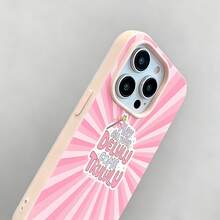 Tema Delulu de estrella mágica con texto rosa.funda de teléfono Fundas compatibles con ,Apple,VIVO,OPPO,,, y Honor.Fabricadas en silicona TPU,ofrecen protección contra golpes y caídas. - Rosa - Ver 2