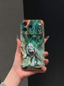 1个威猛动物老虎+龙图腾软TPU材质保护壳，摄像头全开孔，适合作为礼物送给朋友，兼容 17 Pro Max、16 Pro Max、15、14、13、12、11、XS Max、XR、7/8 Plus、12/13 Mini以及Galaxy S26 Ultra、S25 Ultra、S26 Plus、S26、S25 FE、A57、A56、A54、A17、A16、A15、A07、A06、A05S、S26、S25、S24、S23、S22。 - 彩色 - 查看 1