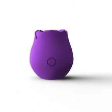 Rose Sex Toy For Women: Clitoral Vibrator With Quiet 8 Sucking & Vibrating Functions, Nipple Teasing Clitoris Stimulator For Sexual Pleasure Adult Toy For Couples, Clitoral Stimulation, Solo Play, Elegant Vibrator, Discreet Design - 紫色的 - 查看 1