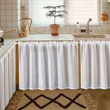 1pc Spring/Summer White Chiffon Breathable Simple Solid Color Table Skirt, Suitable For Home Party, Holiday Celebration, Living Room, Kitchen, Cabinet, Cafe, Restaurant, Daily Decor - White - View 6