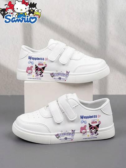SANRIO 1双三丽鸥时尚平价童鞋，休闲运动鞋，耐穿篮球鞋，适合日常穿着和户外活动，圣诞礼物，发光鞋，户外玩耍鞋，趣味设计鞋，卡通印花鞋，透气面料鞋，柔韧鞋底鞋，儿童运动鞋，休闲鞋，节日礼物，2D平底鞋