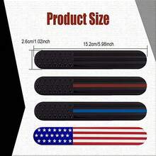 Deemars 2PCS USA American Metal Flag Auto Fender Emblem, American Flag Car Decal, 3D Mini Patriotic Badge Car Sticker, Universal Car Emblems And Badges For Most Cars (Black) - Đen - Xem 2
