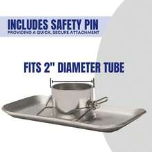 Jeremywell Trailer Jack Foot Plate 5000 Lbs Capacity With Pin Base For A-Frame Boat RV Camper Removable - ColorA - View 2