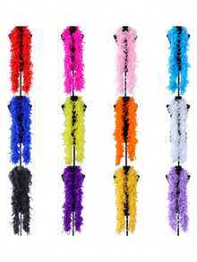 1pc Faux Feather Party Accessory Suitable For Holiday Party Occasions - A - View 3
