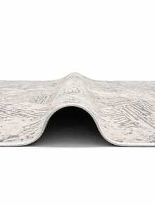 Modena Scandinavian Washable Chenille Rug With Fringes, Non-Slip Backing For Hallway, Living Room - Beige - View 8