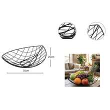 Durable Metal Fruit Storage Basket, Iron Art Fruit Basket, Breathable Snack Bowl, Kitchen Fruit Bowl, Countertop Fruit And Vegetable Basket, Space-Saving, Sturdy And Durable, Not Easy To Deform. It Is A Home Decoration Item That Matches A Variety Of Home Decoration Styles, Suitable For Use In The Kitchen, Living Room, Bedroom, Dining Room, Folk House, Pantry And Dining Table. A Must-Have For Modern Kitchens, Kitchen Accessories And Kitchen Storage Organizers. It Is Also An Ideal Gift For Housewarming, Festivals, Mother's Day And Father's Day. - View 14