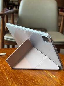 1 chiếc [Không kèm giá đỡ Apple Pencil] Ốp siêu mỏng tương thích với iPad (A16) thế hệ thứ 11 11 inch 2025, ốp thế hệ thứ 10 10.9 inch 2022 - Vỏ bảo vệ đa góc bao gồm giá đỡ dọc, giá đỡ mỏng, vỏ cứng PC, chức năng tự động bật/tắt màn hình. - trắng - Xem 7