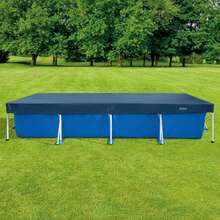 Intex Rectangular Pool Cover, Measures 4.60 X 2.26 M Diameter, Includes Drawstring And Drainage Holes, 20 Cm Overhang, Dark Blue, Pool Cover, Rectangular Tarpaulin ✅ 24/48h Delivery To Mainland Spain - 4,60x2,26 M - View 7