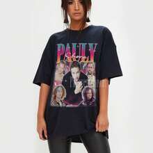 C1AmiS1eta de edición limitA1DA de Pauly Shore, C1AmiS1etas con diseño retro vintage de Pauly Shore, C1AmiS1eta de comediante, C1AmiS1eta retro de Pau Camiseta 100% Algodón Unisex - Playera Casual Premium de Corte Cómodo - Negro - Ver 1