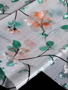 (1 Sheet) Thickened Colorful 3D No-Glue Static Cling Glass Film, Self-Adhesive Decorative Window Vinyl, Removable Creative Window Tint, Non-Sticky UV-Blocking Static Cling, Suitable For Home & Office - Flower - View 5