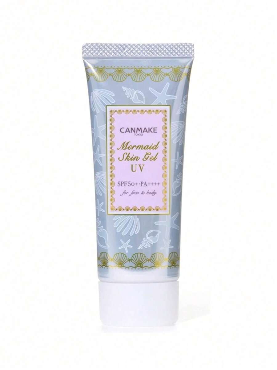 Canmake Mermaid Skin Gel 防曬凝膠 #01 透明 40g/1.4 Oz | 含高品質保濕成分 | SPF 50+ / PA++++ 有助於保護肌膚免受強烈陽光傷害 | 這款兼具防曬功能的保濕妝前乳也可單獨作為防曬霜使用 - 01 Clear - 40g - 查看 1