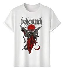 Camiseta Muscle Freaks  Estilo Satanic Goat Negra - Blanco - Ver 1