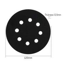 2Pcs 125mm/5inch Diameter Soft Buffer Sponge Interface Cushion Pad Sanding Pads - UK-h179401 - View 8