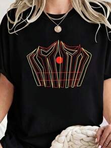 Women T-Shirts - Black - View 1