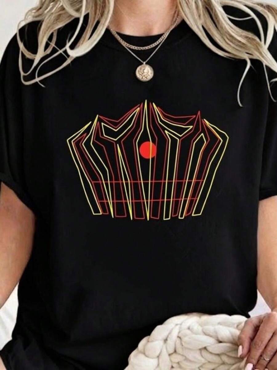 Women T-Shirts - Black - View 1