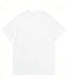 Women's Modern, Casual T-Shirt, Perfect For Parties And Lounging At Home, 100% Cotton, Loose Fit. Women's Polyester Crew Neck T-Shirt, Casual Knit Top With California Graphic Print, For Spring/Summer - Vintage Urban Style, Unisex Cotton Short Sleeve Crew Neck T-Shirt - 白色 - 查看 3