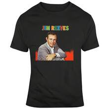 Jim Reeves T Shirt - Black - View 1