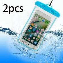 5/3pcs Waterproof Phone Pouch, Waterproof Bag, Travel Essential, Universal Waterproof Phone Bag, Air Cushion Waterproof Phone Case, 1/2/3/4/5pcs Set, With Lanyard Waterproof Phone Case, Suitable For IPhone 15/14/13/12/11 Pro Max, Waterproof Phone Case For Swimming Underwater, Beach Dry Bag, Sports Bag, Leisure Travel, Vacation, Summer Swimming Bag, Holiday Supplies, Beach Accessories, Pool Floats - Multicolor - View 103
