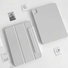 Ốp lưng từ tính tương thích với iPad Pro 13 11 inch (2025 M5 A3362 A3359), 2024 M4, tương thích với iPad Air 13 11 inch (2026 M4), tương thích với iPad A17 thế hệ 11/10, iPad Mini A17 6 (2024 2022 M2 Pro 12.9 inch, thế hệ 4, 5, 6). - Xám - Xem 5