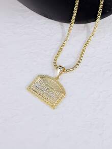 1件镀金《最后的晚餐》吊坠，配24英寸项链，适合日常佩戴和送礼。 - Necklace - 查看 4