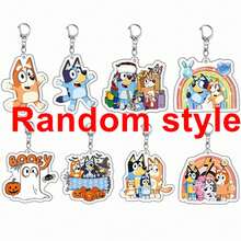 1pc 2026 New Bluey Acrylic Bag Ornament, Random Varied Styles, Cute Daily Decor & All-Season Surprise Presents.(Stochastic Style) - Multicolor - View 7