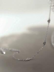 BALMORA 1 chiếc vòng tay bạc Sterling 925 thời trang, thanh lịch, dễ thương, hình trái tim nhỏ lấp lánh dành cho nữ, thích hợp đeo hàng ngày, làm quà tặng tình bạn, dự tiệc. - Bạc - Xem 6