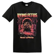 Camiseta DYING FETUS Reign E Ropa de hombre Camiseta de hombre Verano Camisa de hombre Verano de hombre - Negro - Ver 1