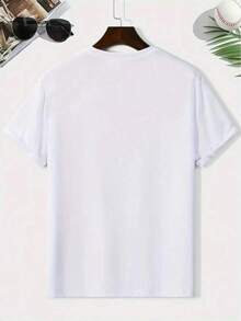 Unisex Star Brand T-Shirt With A Movie Print, Soft And Essential For Casual Streetwear In All Seasons. A Versatile Style For All Seasons, Affordable Everyday Wear, And A Perfect Gift For Fans And Friends. This Short-Sleeved T-Shirt Is Suitable For Lounging At Home, Everyday Wear, Parties, And Travel, And Makes A Great Gift For Friends Or Family. - 白色 - 查看 2