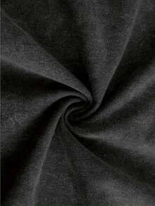 Camiseta de algodón lavado con estampado de panda, camiseta de marca de moda vintage de algodón batik de alta calidad, camiseta unisex, popular para uso diario, regalo para las fiestas, regalo perfecto. - Negro - Ver 4
