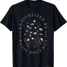 Radicalizado por la Decencia Básica Camiseta Wo - Negro - Ver 7