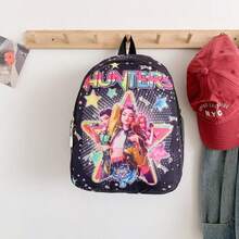 Hasbro 1个卡通K-POP：女巫狩猎少女组合学生背包，时尚印花儿童大容量书包 - 彩色 - 查看 4