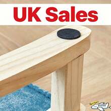 Small Wood Footstool Footrest Pouffe Foot Stool Padded Ottoman SeatBench - Mocha Brown - View 4