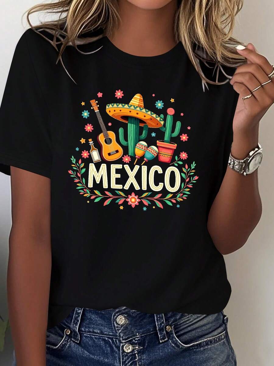 Women T-Shirts - Black - View 1