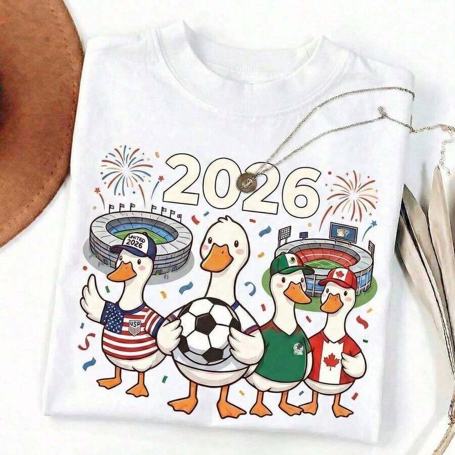 2026 Jersey Canada Mexico USA, 2026 World Cup Soccer, World Cup Jersey, Unisex Soccer Jersey, 2026 World Cup - 白色 14 - 查看 1